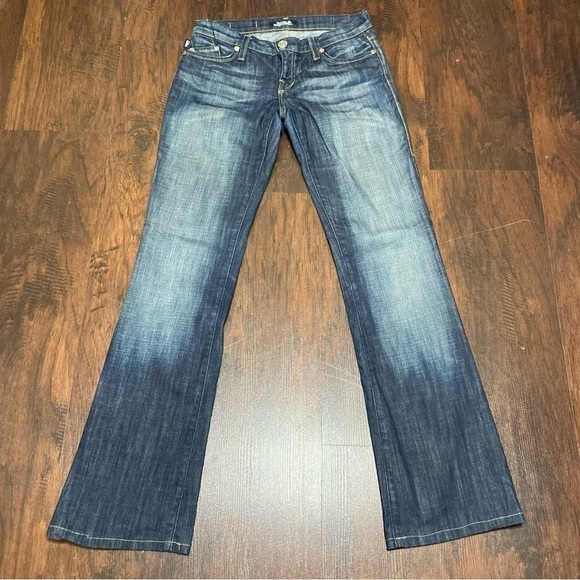 ROCK & REPUBLIC JEANS boot cut denims size 27 X 31 *altered inseam GUC - Picture 2 of 14